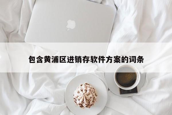 包含黄浦区进销存软件方案的词条