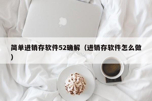 简单进销存软件52确解（进销存软件怎么做）