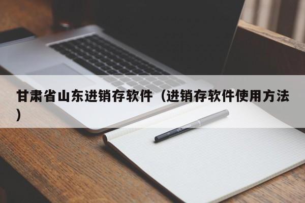 甘肃省山东进销存软件（进销存软件使用方法）